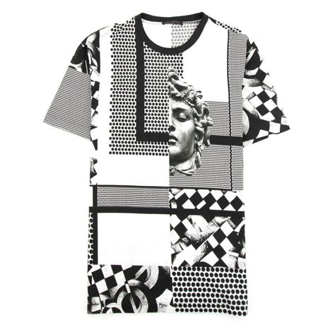 black and white versace|black and white Versace shirt.